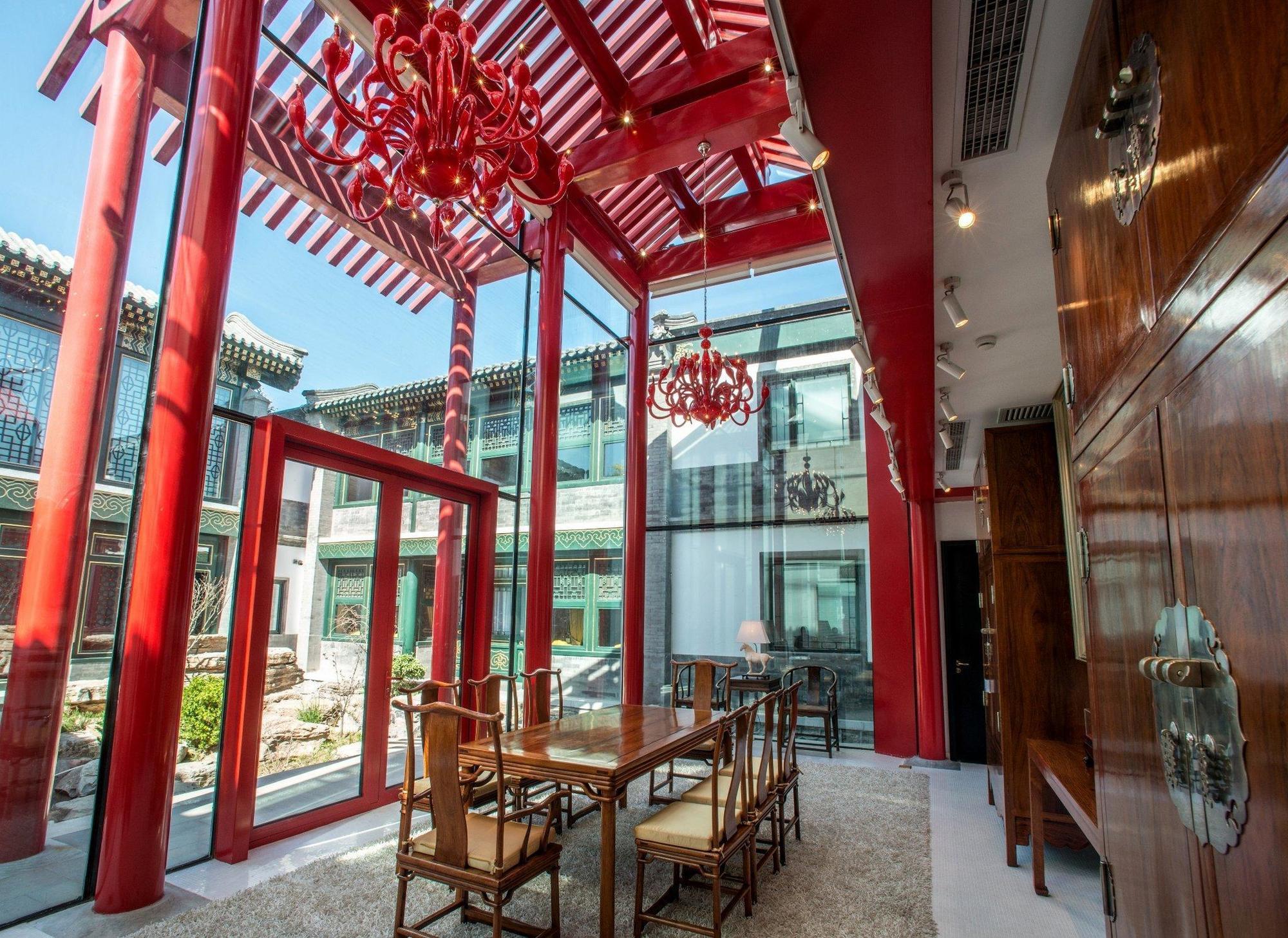 Lv Garden Huanghuali Art Galery Beijing Hotel Yinjiafu 외부 사진