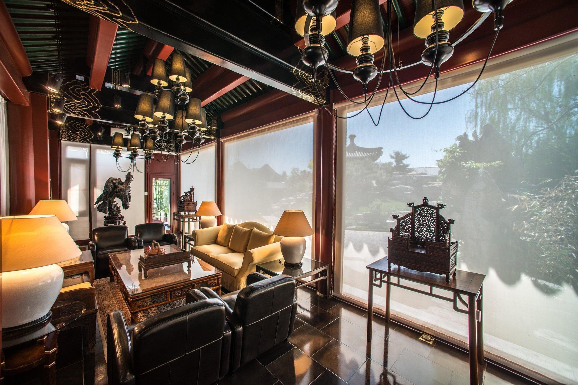 Lv Garden Huanghuali Art Galery Beijing Hotel Yinjiafu 외부 사진