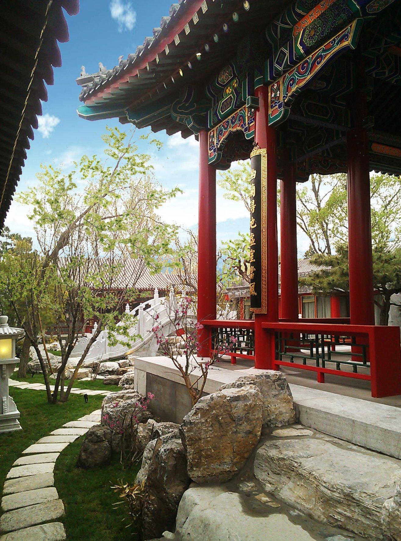Lv Garden Huanghuali Art Galery Beijing Hotel Yinjiafu 외부 사진
